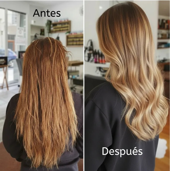 resultados botox capilar