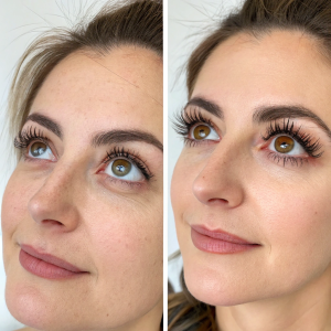 lifiting pestañas antes despues